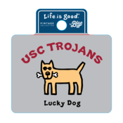 USC Trojans Life Is Good Jake Dog Sticker